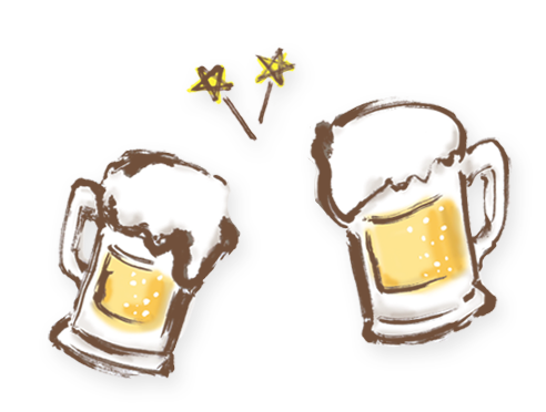 ビールイラスト