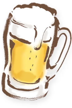 ビールイラスト